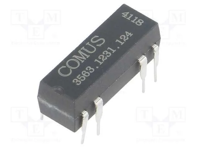 Relé: de Palheta, Spdt, Ubobina : 12vdc, 400ma, Max.100vdc, 5w, Tht
