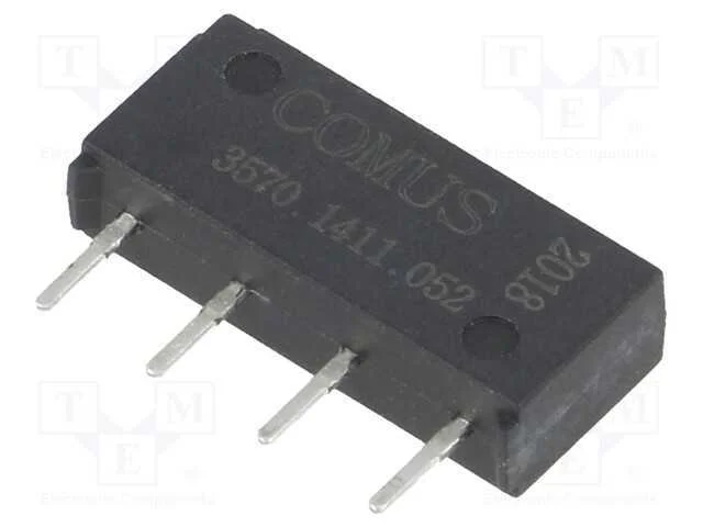 Relé: de palheta, SPST-NO, Ubobina : 5VDC, 500mA,.