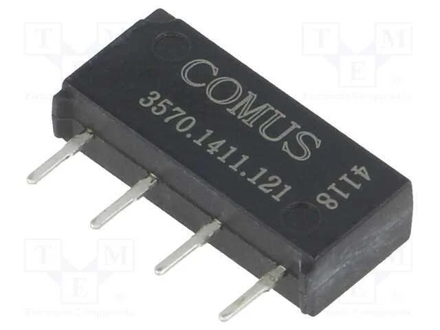 Relé: de Palheta, Spst-No, Ubobina : 12vdc, 500ma, Max.200vdc, 10w