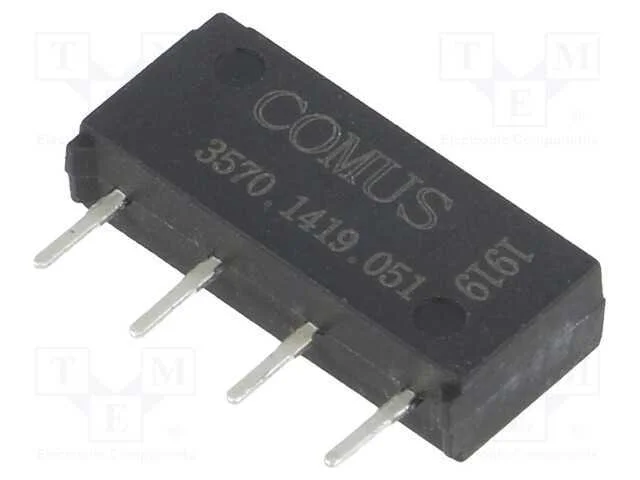 Relé: de palheta, SPST-NO, Ubobina : 5VDC, 500mA,.