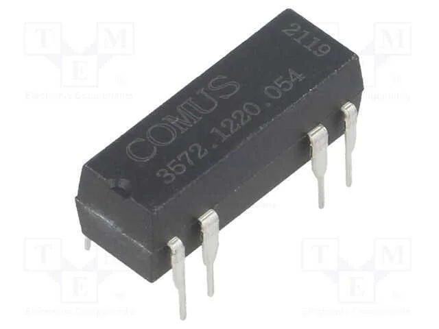 Relé: de palheta, DPST-NO, Ubobina : 5VDC, 500mA,.