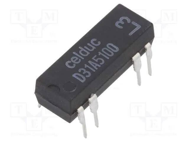 Relé: de Palheta, Spst-No, Ubobina : 12vdc, 1a, Max.100vdc, 10w