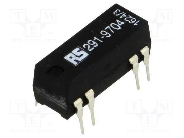 Rel&eacute;: de palheta, SPDT, Ubobina : 5VDC, 0,25A, ma.