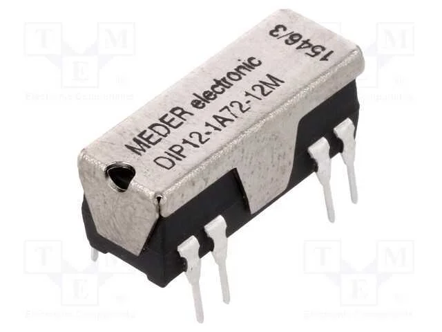 Relé: de Palheta, Spst-No, Ubobina : 12vdc, 1a, Max.200vdc, 145mw