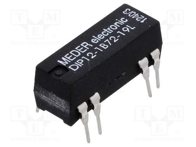 Relé: de Palheta, Spst-Nc, Ubobina : 12vdc, 1a, Max.200vdc, 145mw