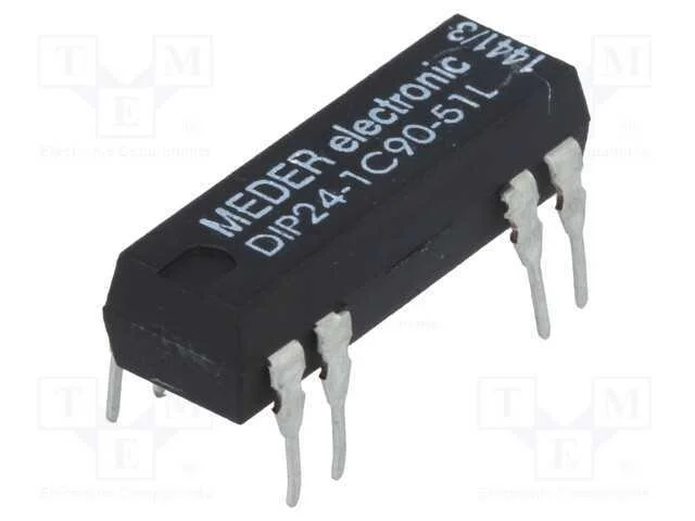 Relé: de Palheta, Spdt, Ubobina : 24vdc, 0,5a, Max.100vdc, 290mw