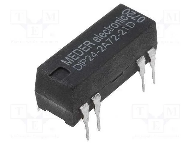 Relé: de Palheta, Dpst-No, Ubobina : 24vdc, 1a, Max.200vdc, 290mw