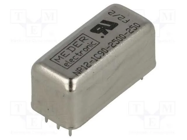 Relé: de palheta, SPDT, Ubobina : 12VDC, 1,2A, ma.