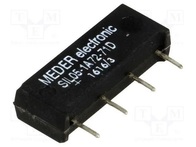 Relé: de palheta, SPST-NO, Ubobina : 5VDC, 1,25A,.