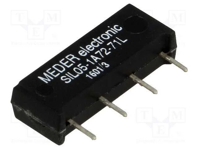 Rel&eacute;: de palheta, SPST-NO, Ubobina : 5VDC, 1,25A,.