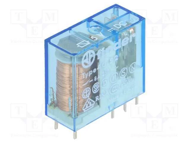 Relé: eletromagnético, DPDT, Ubobina : 5VDC, Icon.