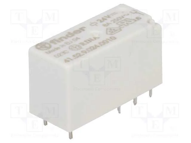Relé: Eletromagnético, Dpdt, Ubobina : 24vdc, 15a, 8a/250vac, Pcb
