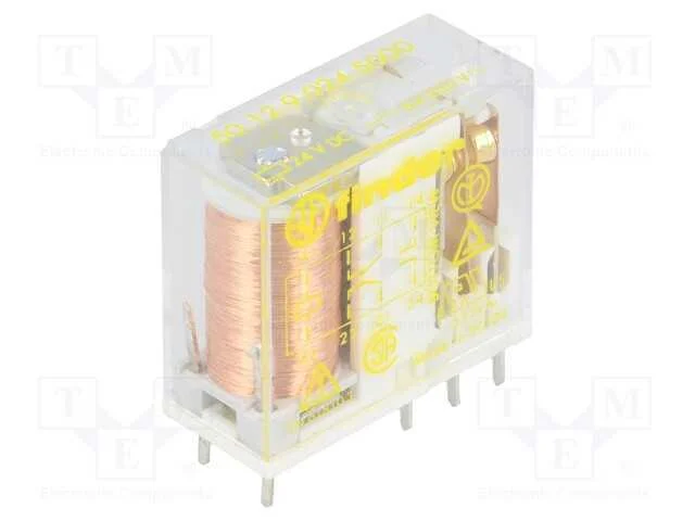 Relé: Eletromagnético, Dpdt, Ubobina : 24vdc, Icontactos Max: 15a