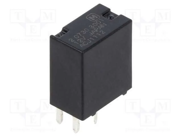 Relé: Eletromagnético, Spdt, Ubobina : 12vdc, Icontactos Max: 25a