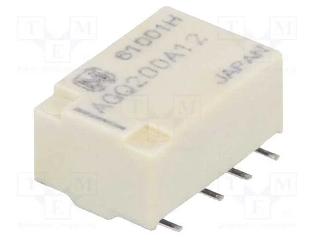 Relé: Eletromagnético, Dpdt, Ubobina : 12vdc, Icontactos Max: 2a