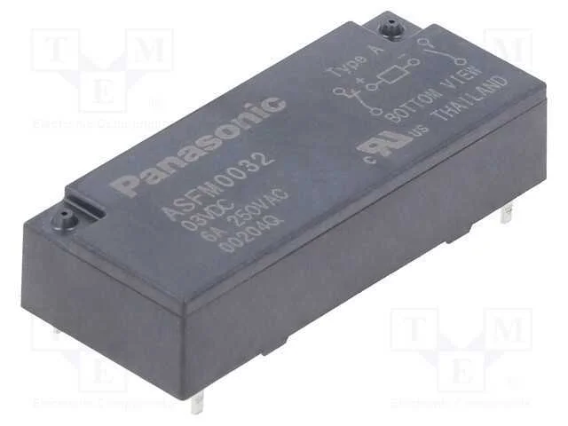 Relé: Miniatura, Nc + No, Ubobina : 3vdc, 6a, 4a/250vac, 4a/30vdc