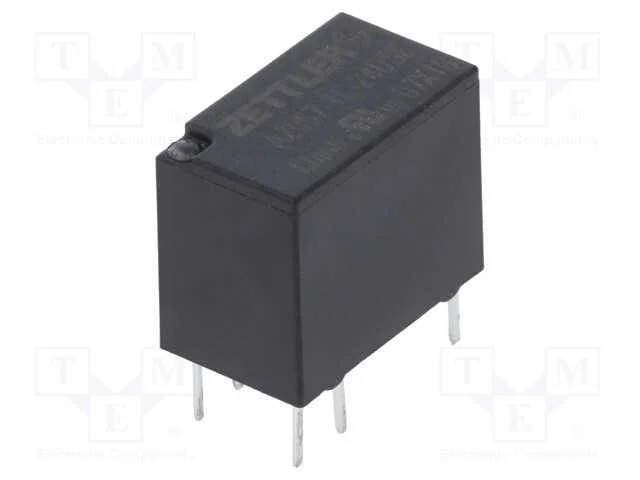 Rel&eacute;: Eletromagn&eacute;tico, Spdt, Ubobina : 24vdc, 2a, 0,5a/125vac, Pcb