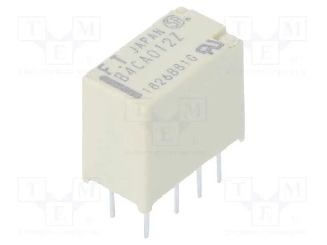 Relé: Eletromagnético, Dpdt, Ubobina : 12vdc, 2a, 0,3a/125vac, Tht