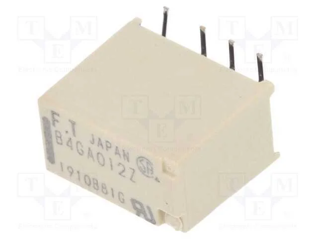 Relé: Eletromagnético, Dpdt, Ubobina : 12vdc, 2a, 0,3a/125vac, Smt