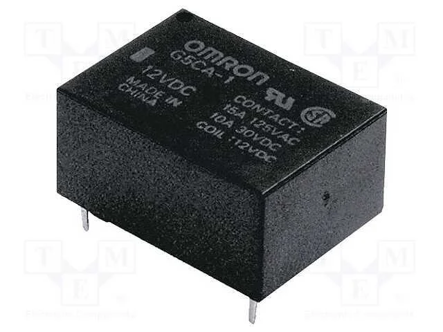 Relé: Eletromagnético, Spst-No, Ubobina : 24vdc, 15a/110vac, Pcb
