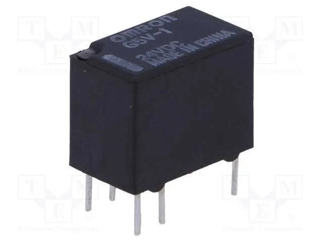 Relé: Eletromagnético, Spdt, Ubobina : 24vdc, Icontactos Max: 1a