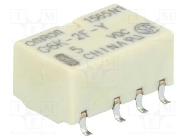 Relé: eletromagnético, DPDT, Ubobina : 5VDC, Icon.