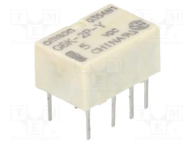Relé: eletromagnético, DPDT, Ubobina : 5VDC, Icon.