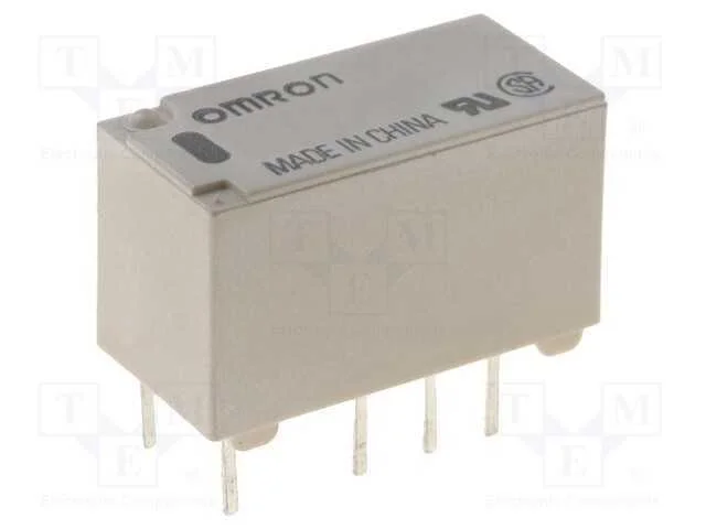 Relé: Eletromagnético, Dpdt, Ubobina : 24vdc, Icontactos Max: 2a