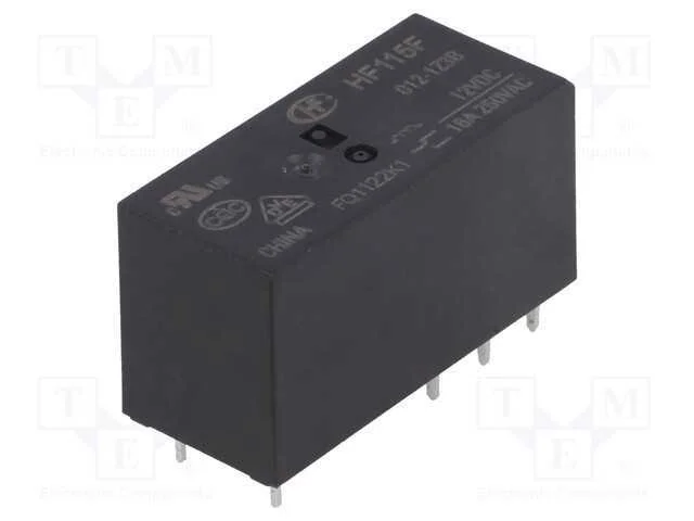 Relé: Eletromagnético, Spdt, Ubobina : 12vdc, 16a, 16a/250vac, Pcb
