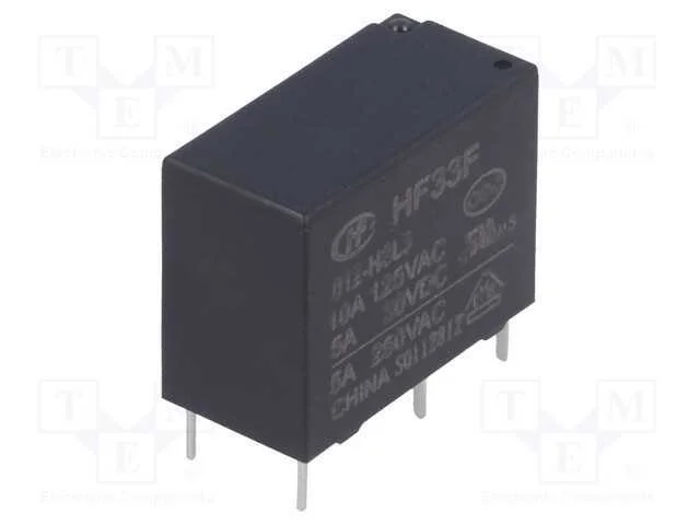 Relé: Eletromagnético, Spst-No, Ubobina : 12vdc, 10a, 5a/250vac