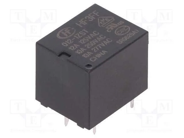 Rel&eacute;: Eletromagn&eacute;tico, Spdt, Ubobina : 12vdc, 10a, 10a/277vac, Pcb