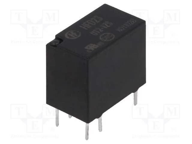 Relé: Eletromagnético, Spdt, Ubobina : 12vdc, 2a, 0,5a/125vac, Pcb