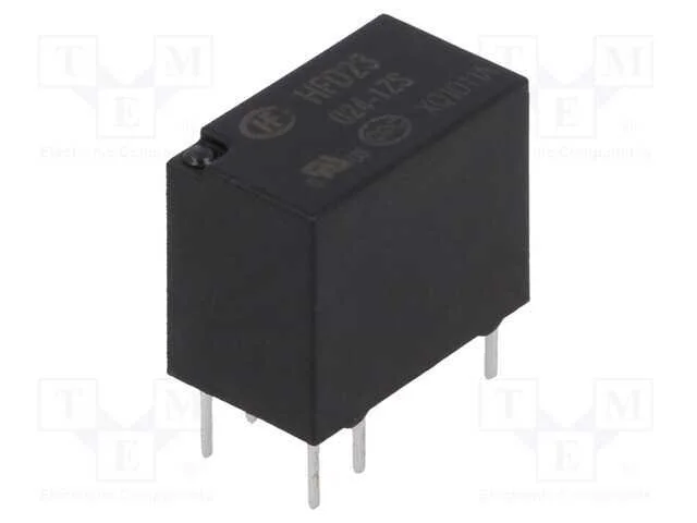 Relé: Eletromagnético, Spdt, Ubobina : 24vdc, 2a, 0,5a/125vac, Pcb
