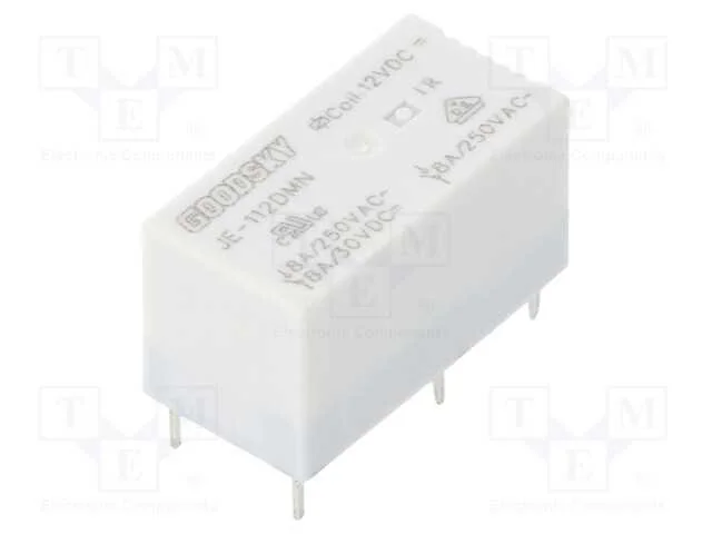 Relé: Eletromagnético, Spst-No, Ubobina : 12vdc, 8a/250vac, Pcb