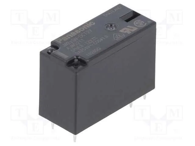 Relé: Eletromagnético, Dpst-No, Ubobina : 12vdc, 5a/250vac, 270o