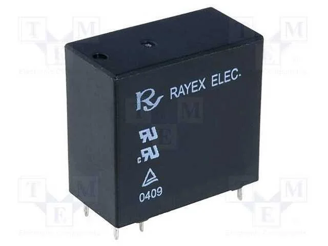 Relé: Eletromagnético, Spst-No, Ubobina : 48vdc, 16a/250vac, Pcb