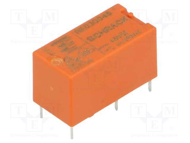 Relé: Eletromagnético, Spst-No, Ubobina : 48vdc, 6a/250vac, Pcb