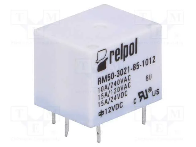 Relé: Eletromagnético, Spst-No, Ubobina : 12vdc, 15a, 10a/240vac