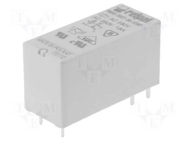 Relé: Eletromagnético, Spst-No, Ubobina: 24vac, 16a/250vac, Pcb