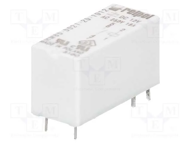 Relé: Eletromagnético, Spst-No, Ubobina : 12vdc, 16a/250vac, Pcb