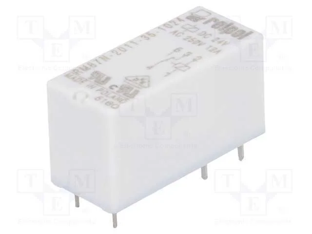 Relé: Eletromagnético, Spdt, Ubobina : 24vdc, 12a, 12a/250vac, Ip67