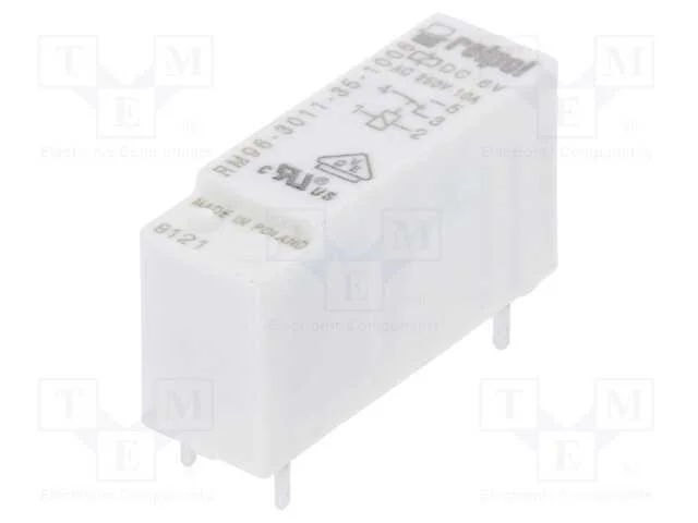 Relé: eletromagnético, SPDT, Ubobina : 6VDC, 8A, .