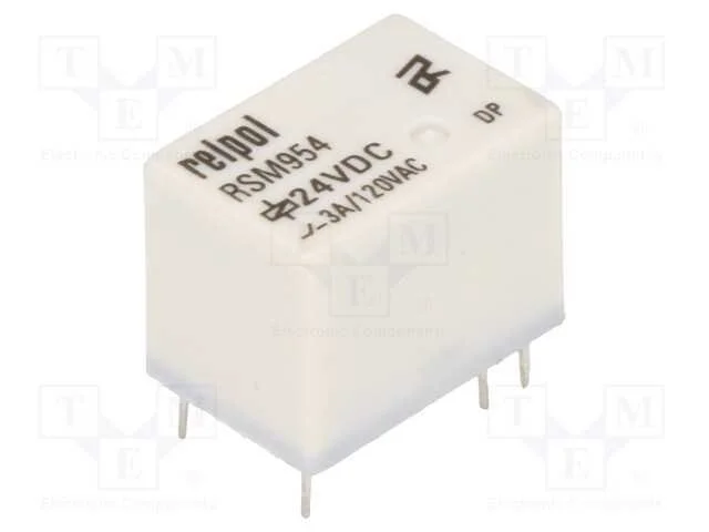 Relé: Eletromagnético, Spdt, Ubobina : 24vdc, 3a, 3a/120vac, Pcb