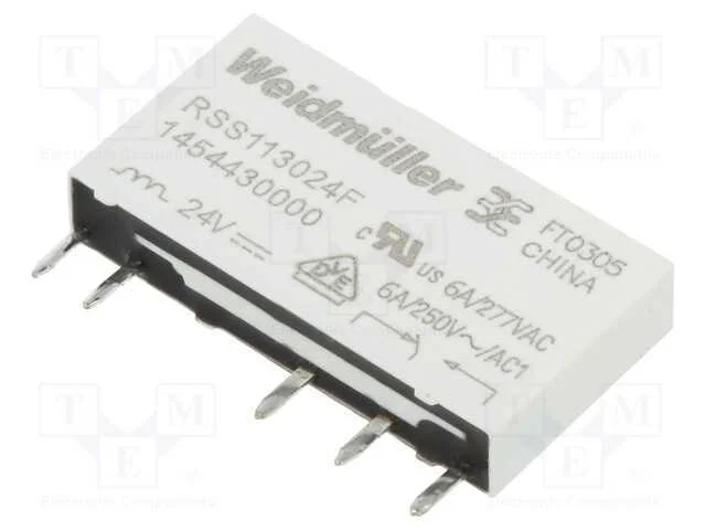 Relé: Eletromagnético, Spdt, Ubobina : 24vdc, 6a, 6a/250vac, Base
