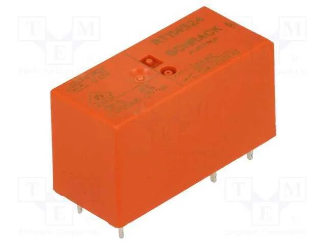 Relé: Eletromagnético, Spdt, Ubobina: 24vac, Icontactos Max: 12a