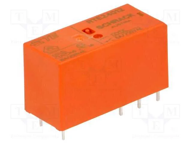Relé: Eletromagnético, Dpdt, Ubobina : 12vdc, 8a, 8a/250vac, Pcb