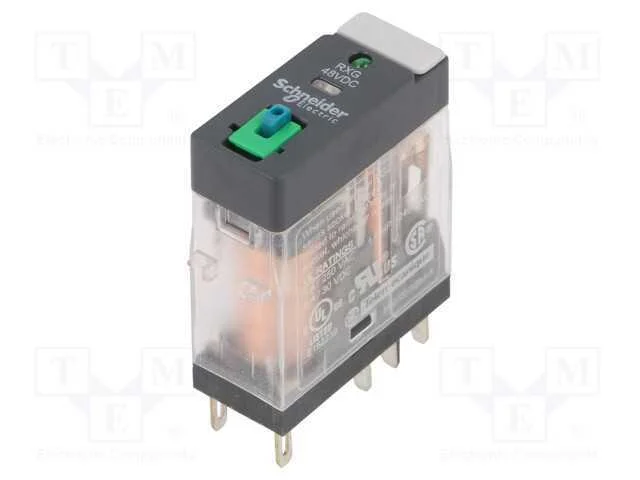 Relé: Eletromagnético, Dpdt, Ubobina : 48vdc, 5a, 5a/250vac, Base