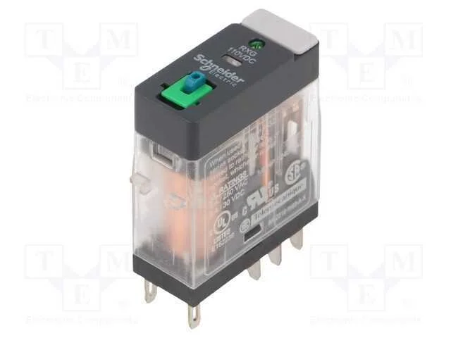 Relé: eletromagnético, DPDT, Ubobina : 110VDC, 5A.