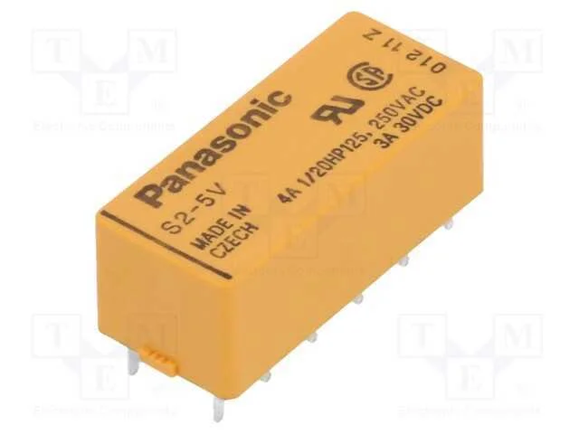 Relé: eletromagnético, (SPST-NO + SPST-NC) x2, Ub.
