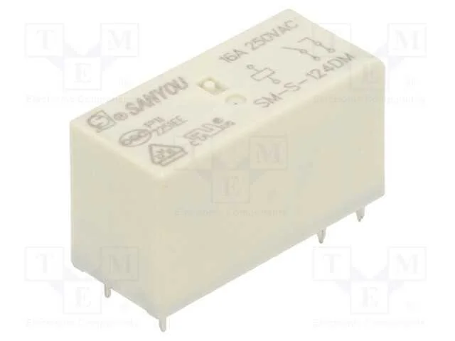 Relé: Eletromagnético, Spst-No, Ubobina : 24vdc, 16a/250vac, Tht